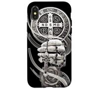 Carcasa para iPhone X/XS San Benito, Medalla de San Benito