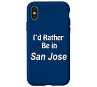 Carcasa para iPhone X/XS San José, Prefiero Estar En