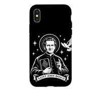 Carcasa para iPhone X/XS San Juan Bosco Don Patrón Santos Católicos Sacerdote Italiano