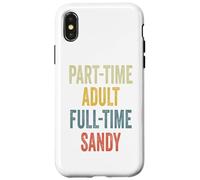 Carcasa para iPhone X/XS Sandy Personalized Retro Girls Part-Time Sandy Name