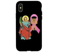 Carcasa para iPhone X/XS Santa Agatha Cáncer de Mama Cinta Patrona Santa Enfermeras Católica