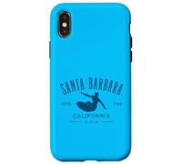 Carcasa para iPhone X/XS Santa Bárbara California Surf Design