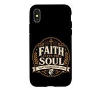 Carcasa para iPhone X/XS Santa Elizabeth ANN Seton Cita Fe Levanta Alma Santa Católica