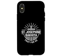 Carcasa para iPhone X/XS Santa Josephine Bakhita ruega por Nosotros Patrona católica
