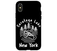 Carcasa para iPhone X/XS Saratoga Lake en el Estado de Nueva York
