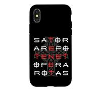 Carcasa para iPhone X/XS Sator Arepo Tenet Opera Rotas Christian Symbol