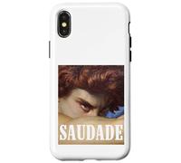 Carcasa para iPhone X/XS Saudade Palabra Portuguesa Expat Lágrima