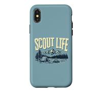 Carcasa para iPhone X/XS Scout Life Camping Retro Scouting Graphic