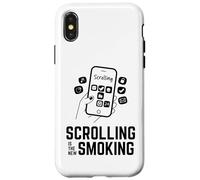 Carcasa para iPhone X/XS Scrolling es el Nuevo Smoking. Smartphone. Divertido