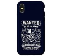 Carcasa para iPhone X/XS Se Busca Vivo y Muerto, el fanático de los Gatos de Schrodinger