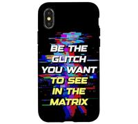 Carcasa para iPhone X/XS Sé el Glitch Que Quieres Ver en Matrix