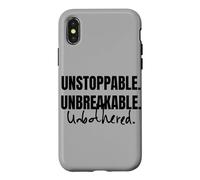 Carcasa para iPhone X/XS SÉ IMPARABLE, IRROMPIBLE, SIN MOLESTIAS
