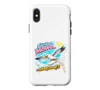 Carcasa para iPhone X/XS Sé una Gaviota, déjala Caer y Sigue adelante con el Divertido Bombardeo de gaviotas voladoras