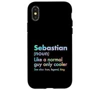 Carcasa para iPhone X/XS Sebastian como Un Chico Normal Solo Cooler Legend King First