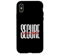 Carcasa para iPhone X/XS Secure Your Data Cybersecurity Expert Infosec Encrypted Chat