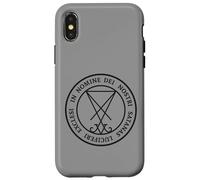Carcasa para iPhone X/XS Sello de Lucifer Infierno Wicca Satán Brujería 666 Diablo
