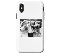 Carcasa para iPhone X/XS Señora En Rojo Cantante Chris De Burgh En Parque Temático 1990