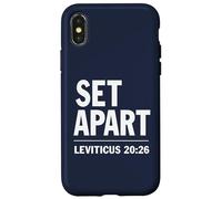 Carcasa para iPhone X/XS Separar Levítico 20:26
