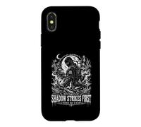 Carcasa para iPhone X/XS Shadow Strikes Primer Silencio Tiene Un Ninja Hoja