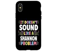 Carcasa para iPhone X/XS Shannon Personalized Women's Gift Custom Shannon