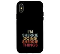 Carcasa para iPhone X/XS Sherrie Name Sherrie Personalized Name First Given
