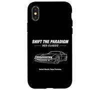 Carcasa para iPhone X/XS Shift The Paradigm Neo-Classic Coche Line Art Aesthetic