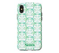 Carcasa para iPhone X/XS Shrek Green Vibes Only All Over Print