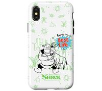 Carcasa para iPhone X/XS Shrek Living My Best Life