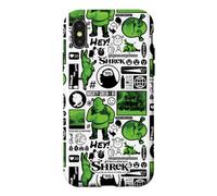 Carcasa para iPhone X/XS Shrek Mighty Green Eco All Over Print