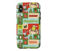 Carcasa para iPhone X/XS Shrek Shrekmas All Over Print Holiday Pattern