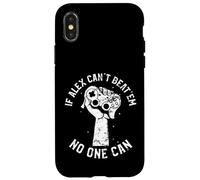 Carcasa para iPhone X/XS Si Alex no Puede vencer Nadie Puede Jugador Primer Nombre Alex