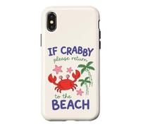 Carcasa para iPhone X/XS Si está malhumorado, regrese a la Playa | Spring Break Kidcore