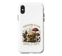 Carcasa para iPhone X/XS Si huele a Menta | Hierba de Calavera venenosa Retro Vintage