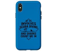 Carcasa para iPhone X/XS Si implica Buceo y Tiburones Cuenta Conmigo | Shark Diving