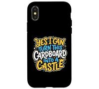 Carcasa para iPhone X/XS Sí, Puedo convertir Este cartón en una mamá de Teatro del Castillo