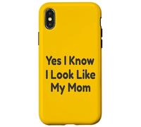 Carcasa para iPhone X/XS Sí, sé Que Parece mi mamá Gracioso niño Hijo Hija Cita