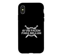 Carcasa para iPhone X/XS Si Vis Pacem para Bellum - Historiador Profesor de Historia