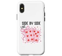 Carcasa para iPhone X/XS Side by Side Like 67 Cards Valentine 6 7 Youre The 6 to my 7
