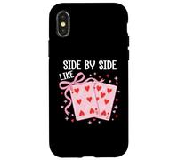 Carcasa para iPhone X/XS Side by Side Like 67 Valentine Cards 6 7 Youre The 6 to my 7