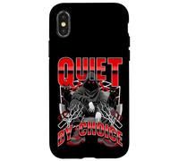 Carcasa para iPhone X/XS Silencioso por elección Mentalidad de molienda silenciosa, Gran Responsabilidad