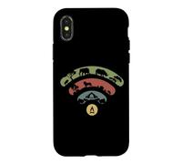 Carcasa para iPhone X/XS Símbolo de Animales Salvajes WLAN para un Safari.