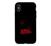 Carcasa para iPhone X/XS Símbolo de Cuervo de la Saga vikinga de Njall Thorgeirsson
