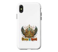 Carcasa para iPhone X/XS Símbolo de Poder nórdico de Corona de runas