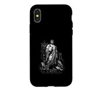 Carcasa para iPhone X/XS Símbolo estoico de la Antigua Roma Catón el Joven