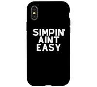 Carcasa para iPhone X/XS Simpin Aint Easy Funny Eboy Egirl Kawaii Dank Meme Simp