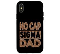 Carcasa para iPhone X/XS SIN Cap Sigma Dad - Alpha Mindset Father Design