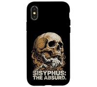 Carcasa para iPhone X/XS Sisyphus The Absurd Vintage Philosophical Skull