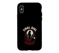 Carcasa para iPhone X/XS Slasher Film Adict Horror Flick Junkie Cult VHS Caos