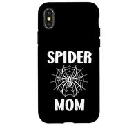 Carcasa para iPhone X/XS Small Cute Spider Funny Woman Quote Spider mom