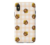 Carcasa para iPhone X/XS Smokey Bear Cute Outdoor Hiking Pattern